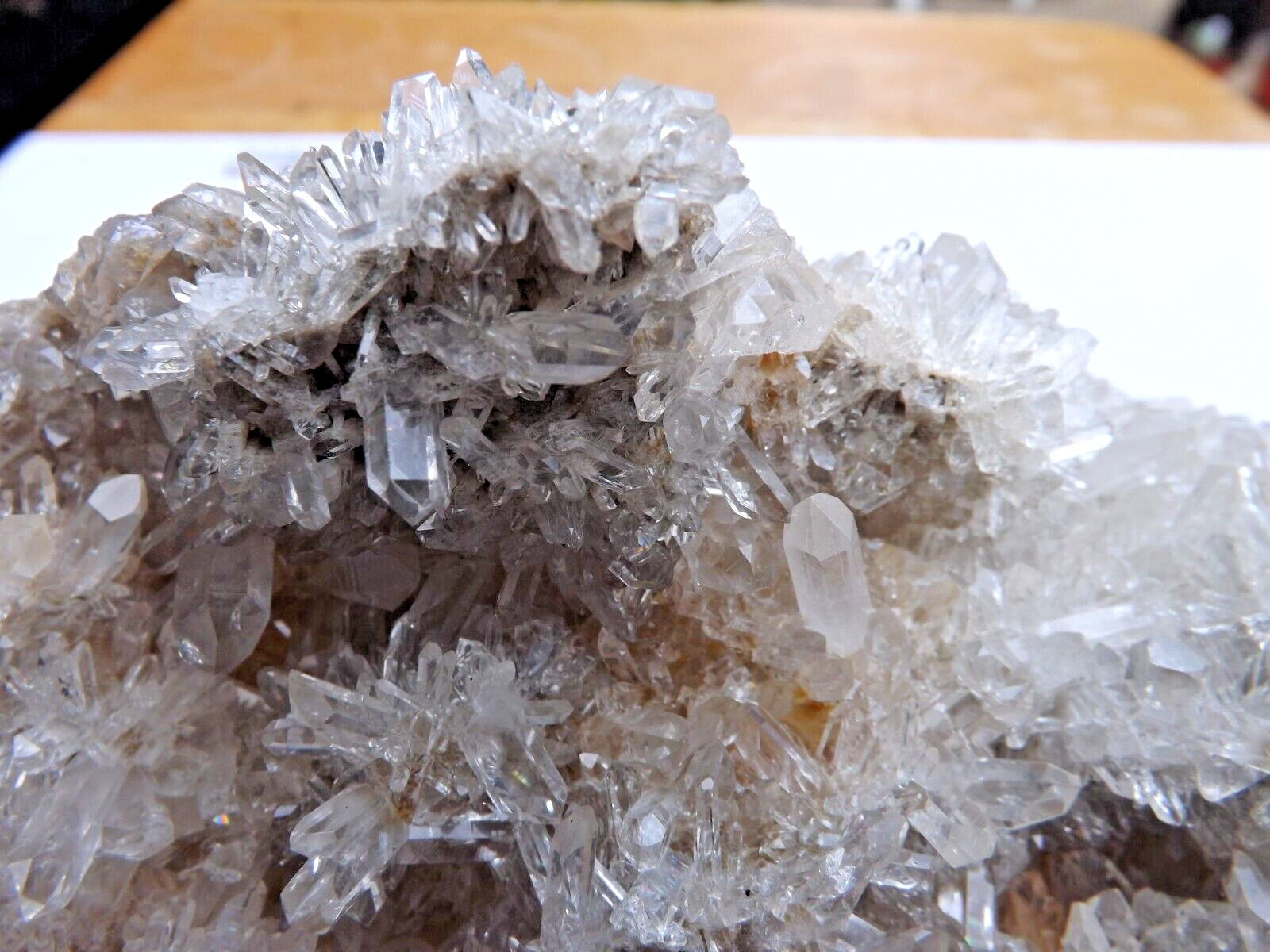 Ellenville needle quartz crystal matrix 640g 8″x3-1/2″x2-1/2″ Museum piece