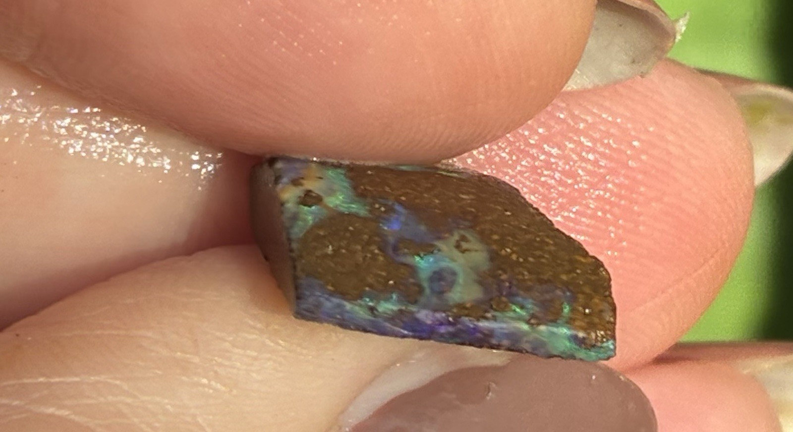 6ct Australian Small Pretty Boulder Opal Rough Loose Multicolor Specimen A21
