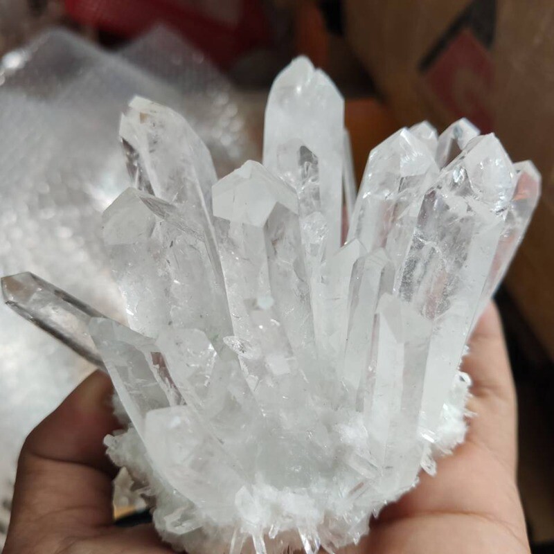 150g Natural Clear Quartz Crystal Cluster Mineral Druzy Geode Gemstone Specimens