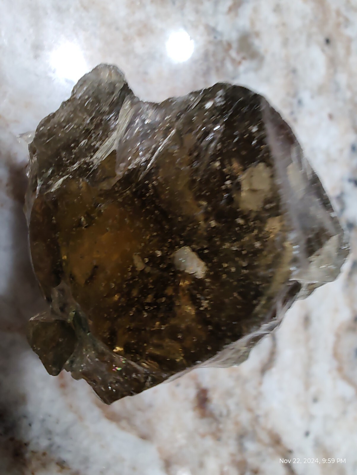 Smoky Lady Nellie Opaque Lucid Andara Crystal Specimen 39 gram chrystal