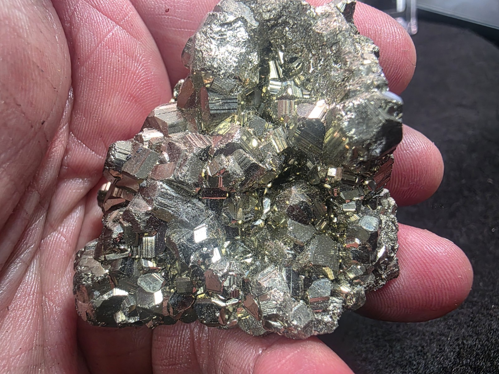 Peruvian Pyrite Rough Large Lot 415 Grams Very High Grade