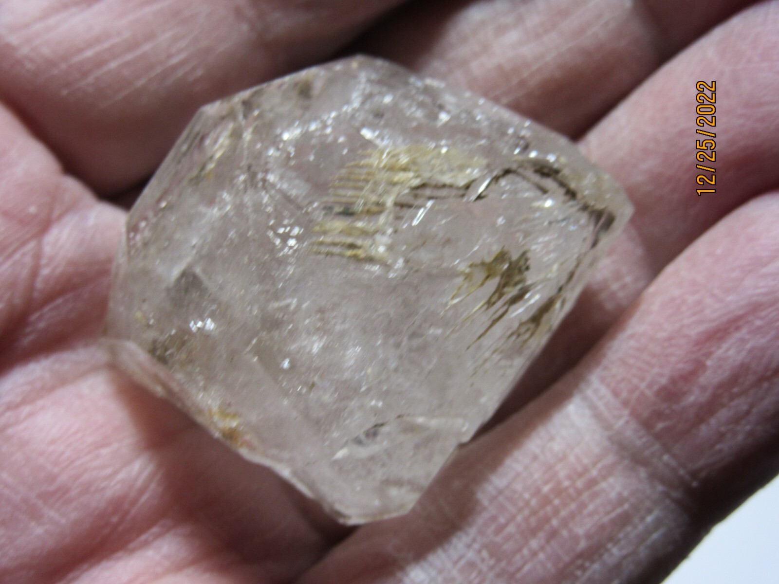 Natural Herkimer Diamond Quartz 1 5/8″ Crystal Herkimer, NY Reiki NHDQC-2