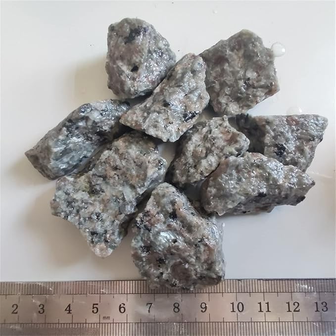 3pcs Rough Yooperlite Stones – UV Fluorescent Glowing Emberlite Fire Rocks Gifts