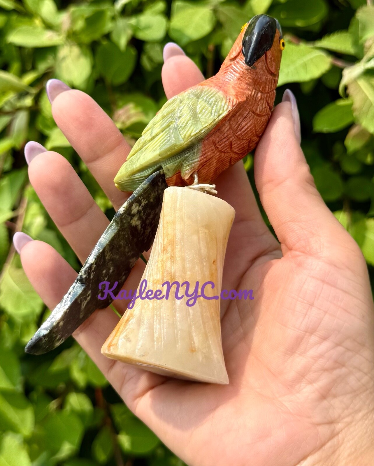 Wholesale Lot 4 PCs Mix Natural Crystals Birds Healing Energy