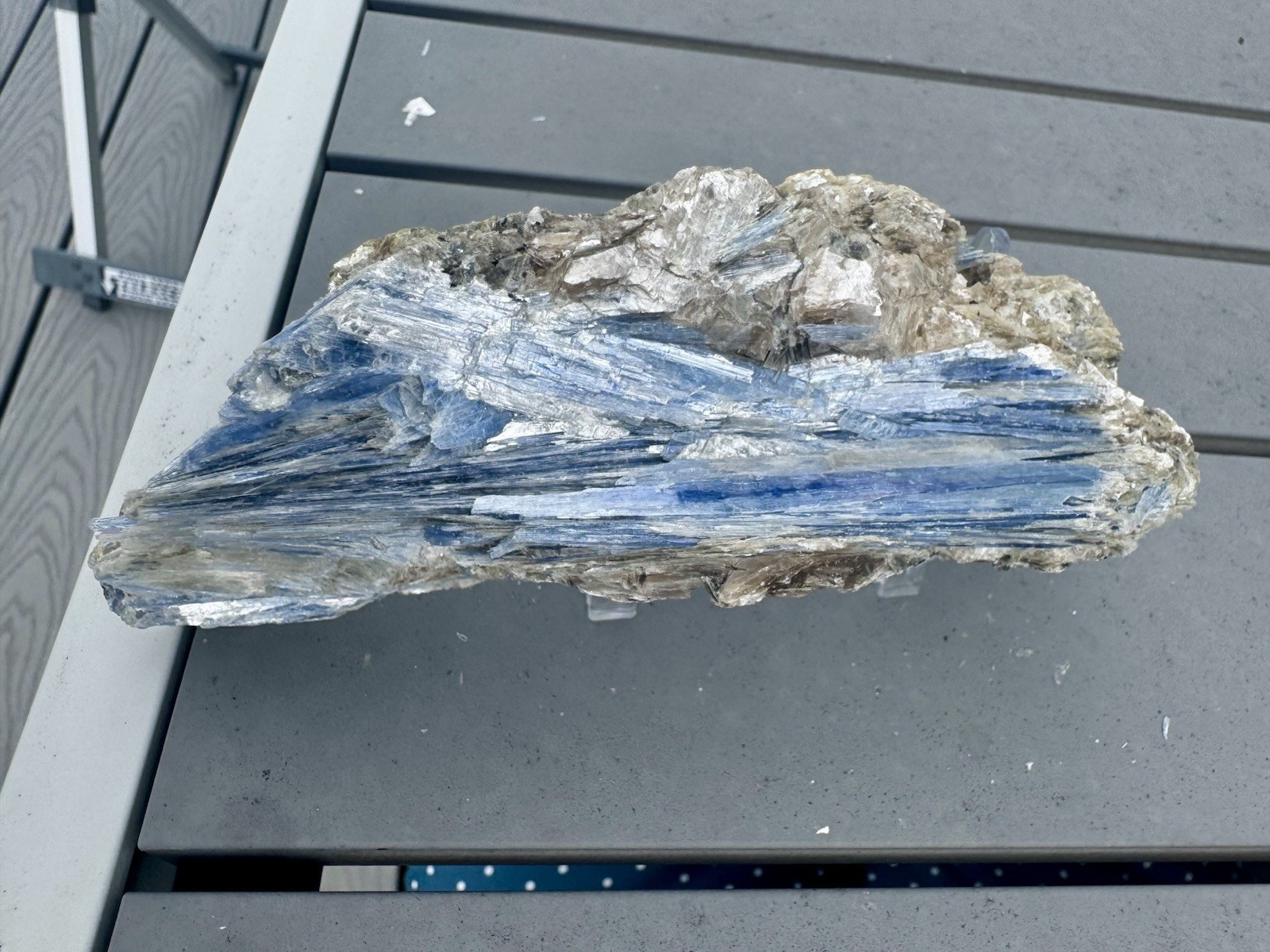 Over 1 Lb Blue Kyanite Comes With Acrylic Stand.