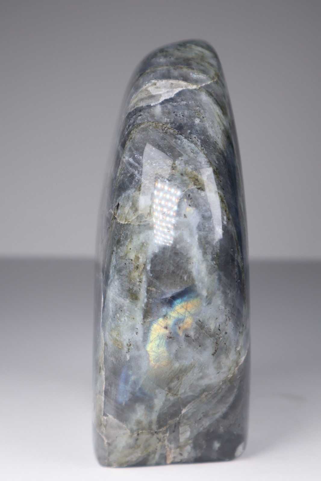 HUGE LABRADORITE Freeform 4lb Rainbow Flash Crystal Blue Gold Display Specimen