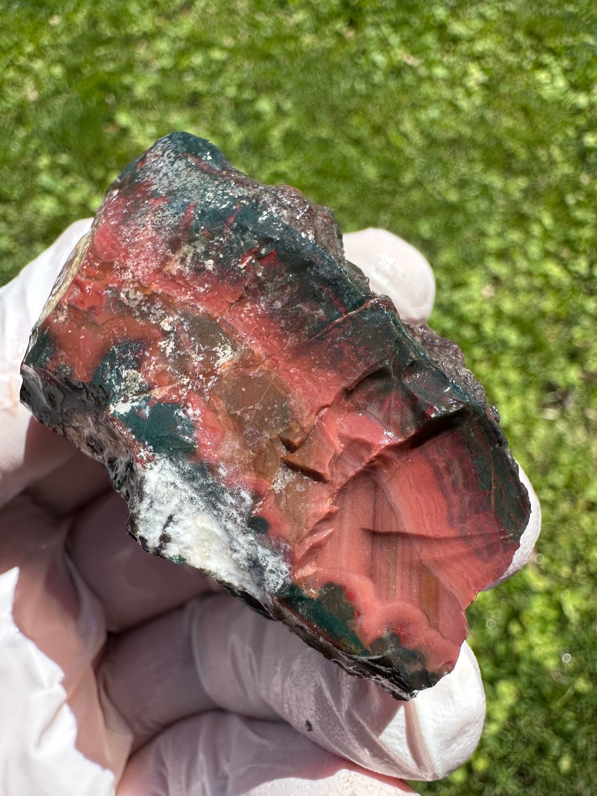 PREMIUM SPECIMEN__RARE Idaho Sunset Jasper / Agate Rough – Lemhi County, Idaho