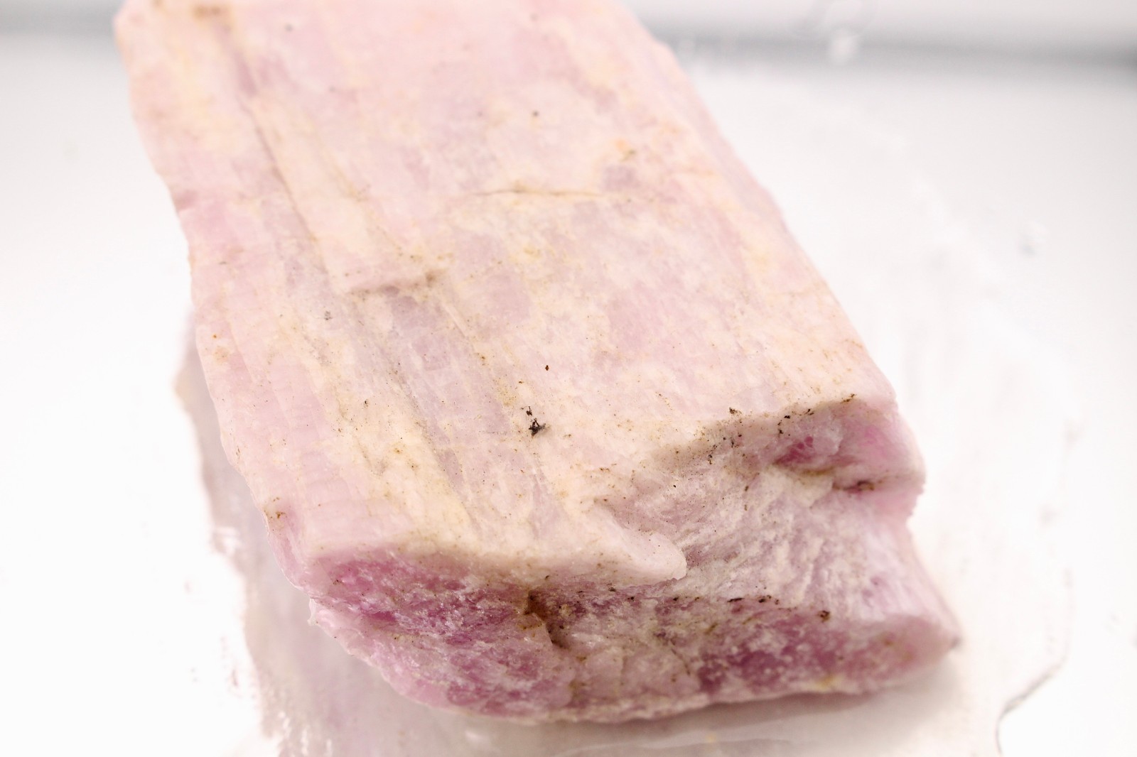 8.3oz UV ACTIVE Kunzite Nigeria Purple Lilac Raw Natural Rough Crystal Mineral