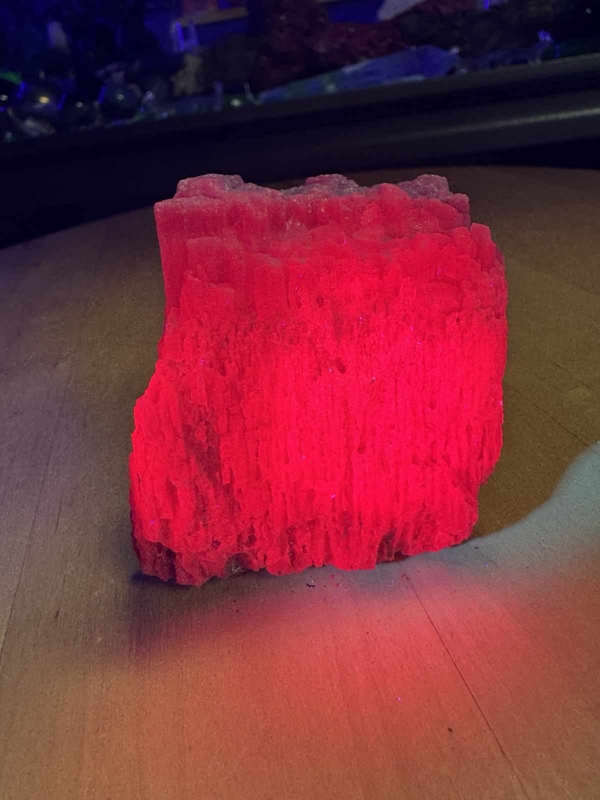 6976 Raw Ruby Corundum Specimen 2.1”x1.6”x2.0” Wt. 7 Oz.