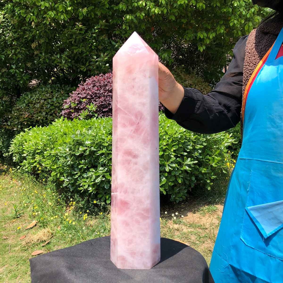14.52LB Large Natural Powder Crystal Column Wand Obelisk Mineral Healing 5051
