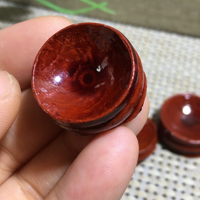 10PCS 22mm Red Rosewood Wooden Base Stand holding Crystal ball/sphere