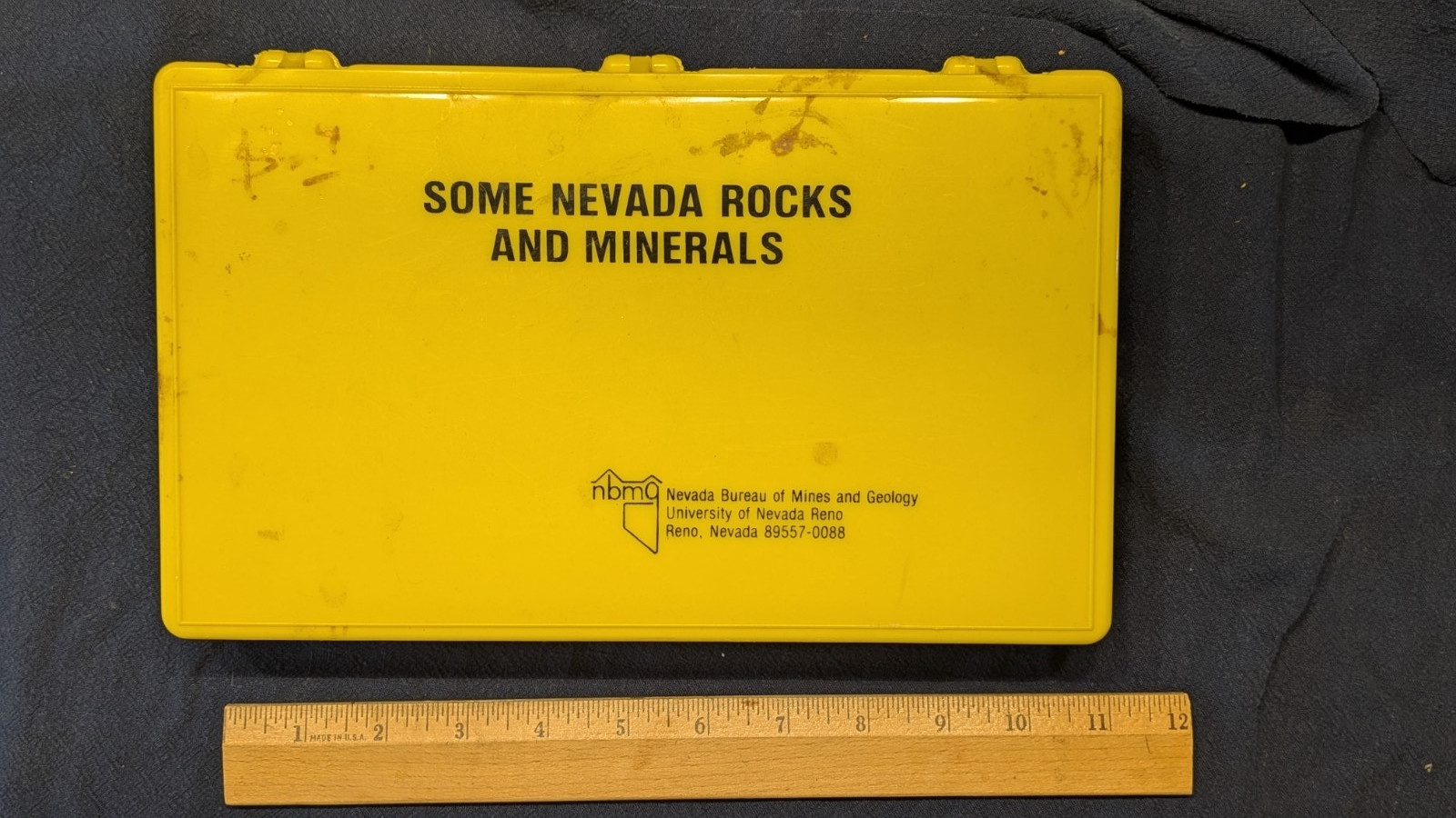 Some Nevada Rocks and Minerals Box Complete NV Bureau of Mines and Geology