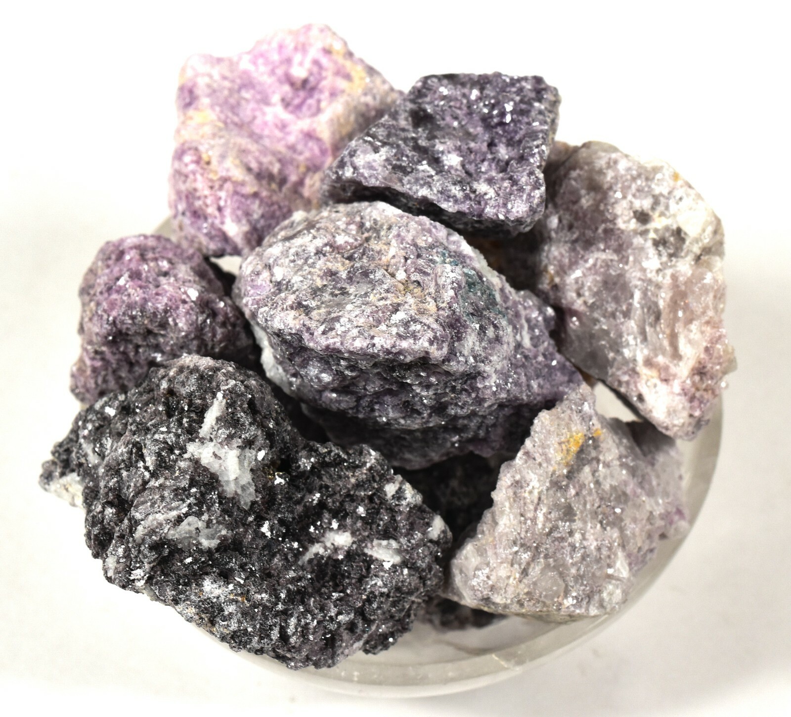 8oz Purple Lilac Lepidolite Rough Natural Gemstone Crystal Mineral Raw – Brazil