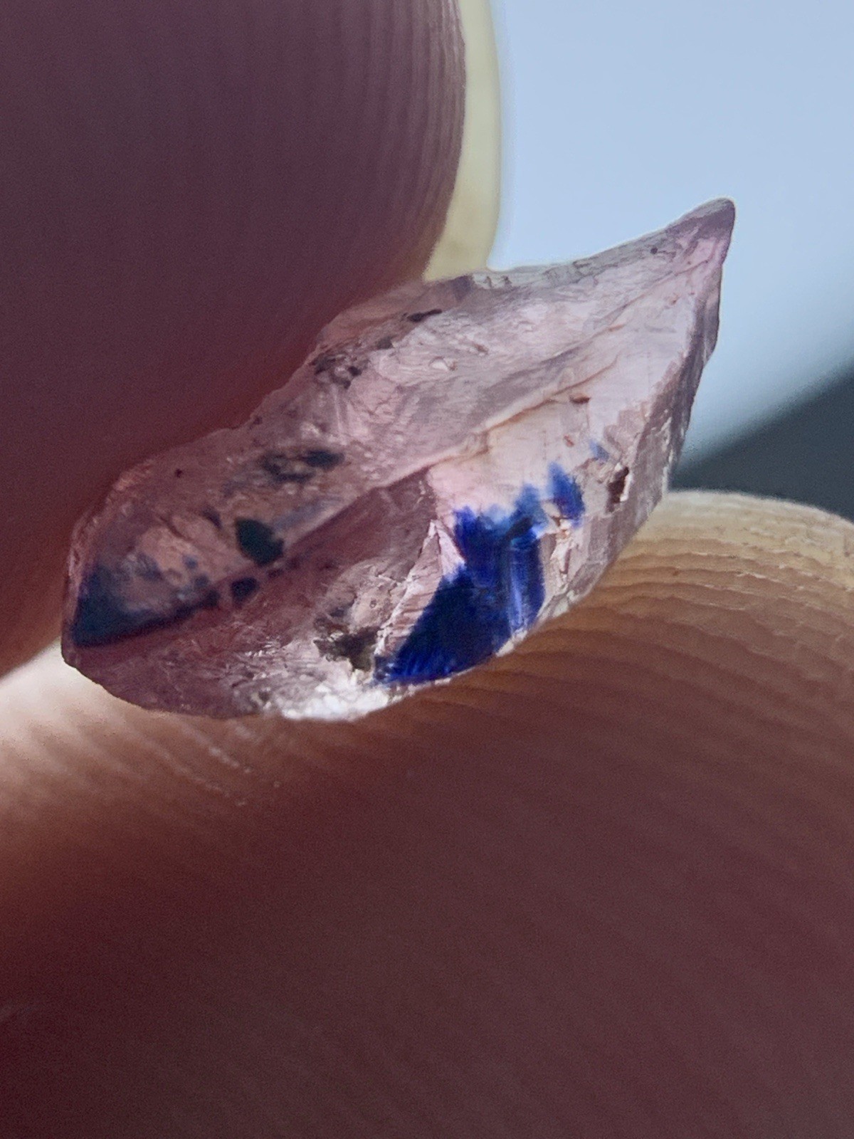 1.46 Crts Extremely Rare Stunning Facet Grade Pink & Blue Winza Sapphire @winza
