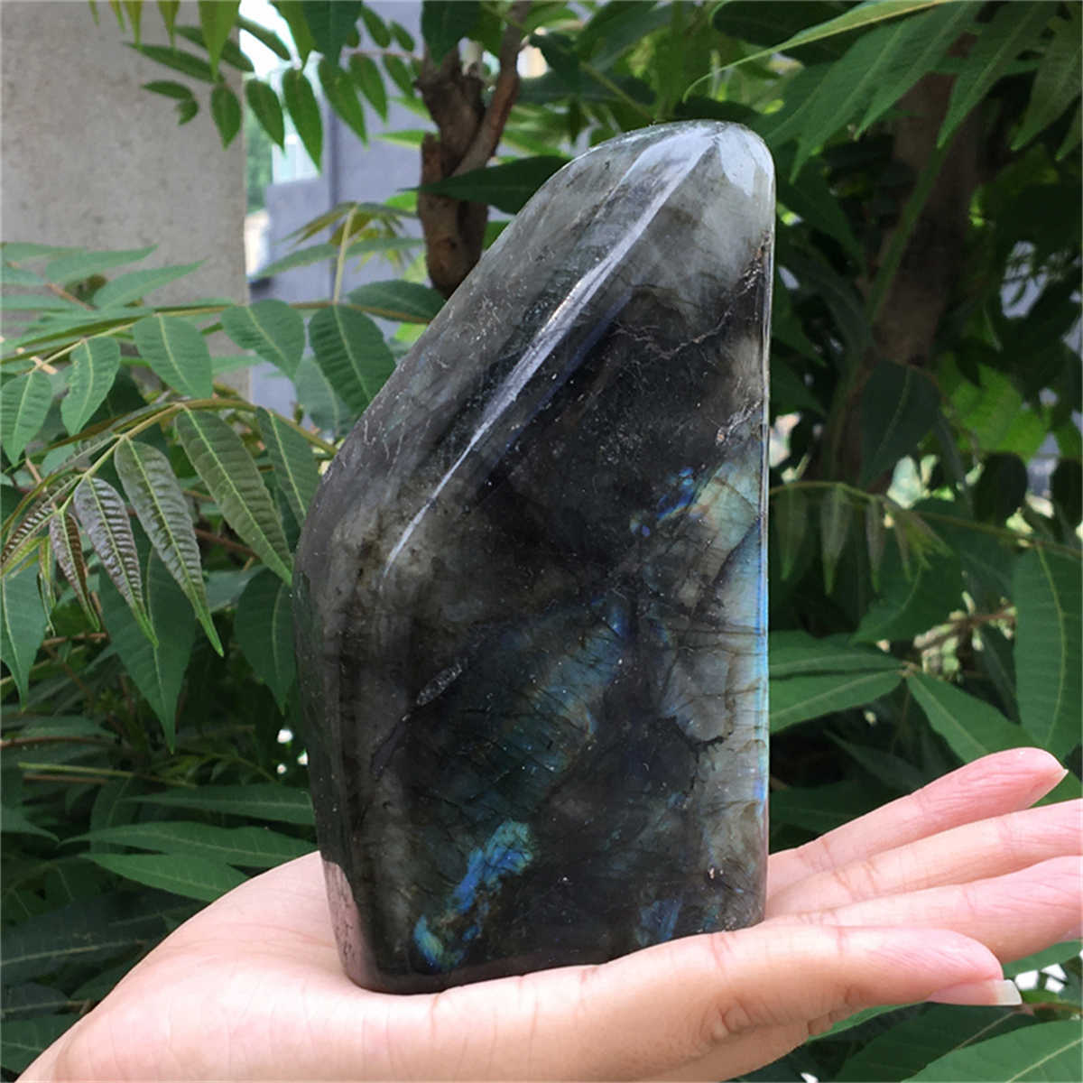 760g Natural Labradorite Mineral Quartz Crystal Mineral Reiki healing