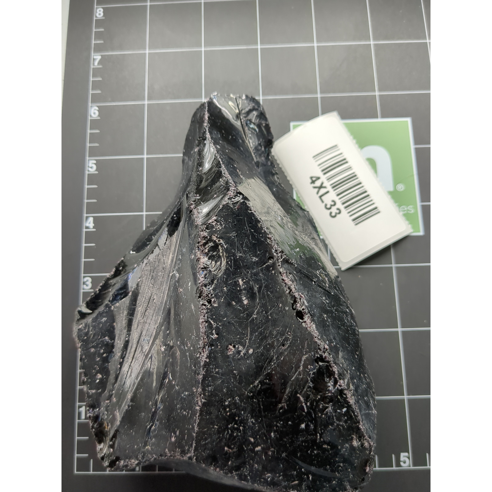 Black Art Glass Cullet Opaque Slag Glass #4XL33