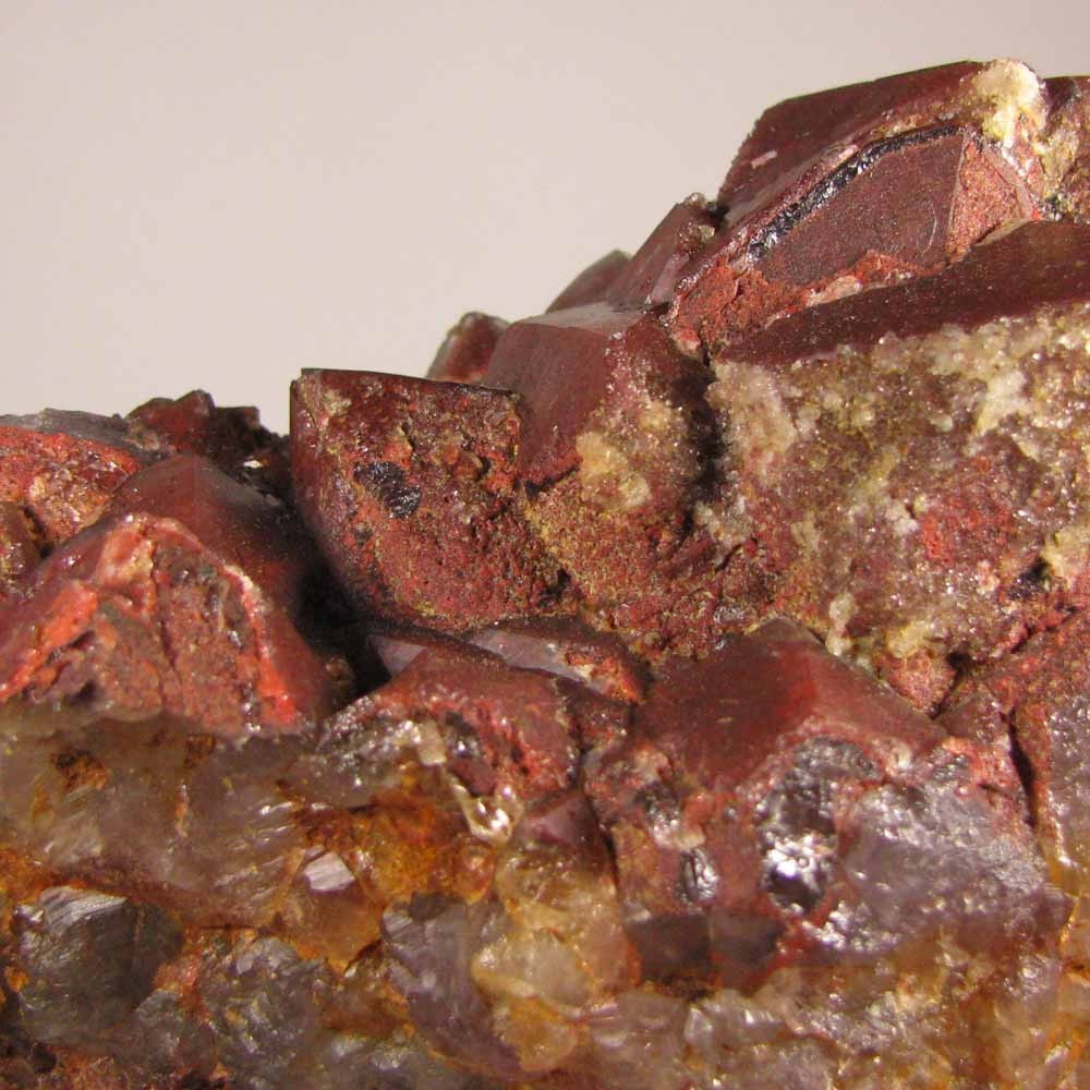 4.7″ Red HEMATOID AMETHYST Skeletal Crystals Cluster – Morocco – 1.4 lbs.