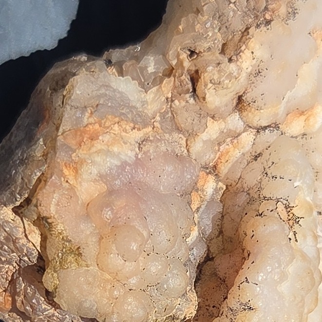 White Chalcedony Botryoidal Mineral Specimen Cluster Crystal
