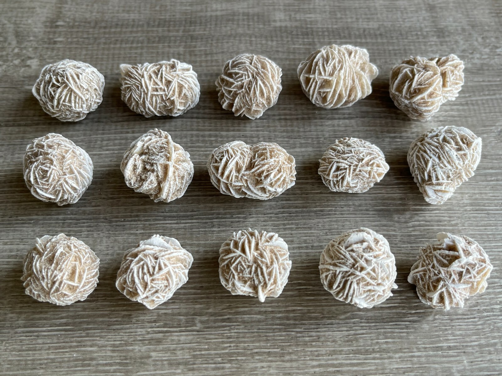 Desert Rose Selenite, 0.85-1.25 Inch Small Desert Gypsum Rose,Wholesale Bulk Lot