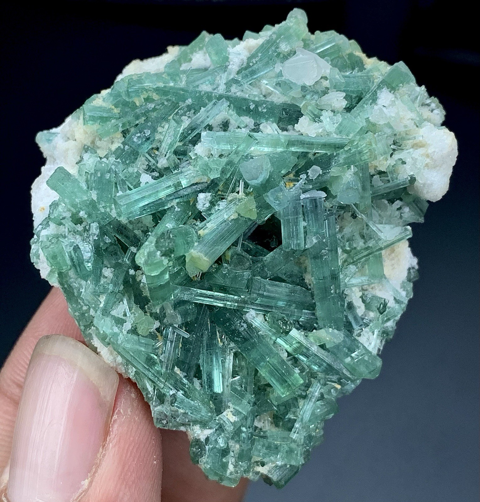 170 Cts Tourmaline Crystals Bunch With Specimen From Afghanistan.