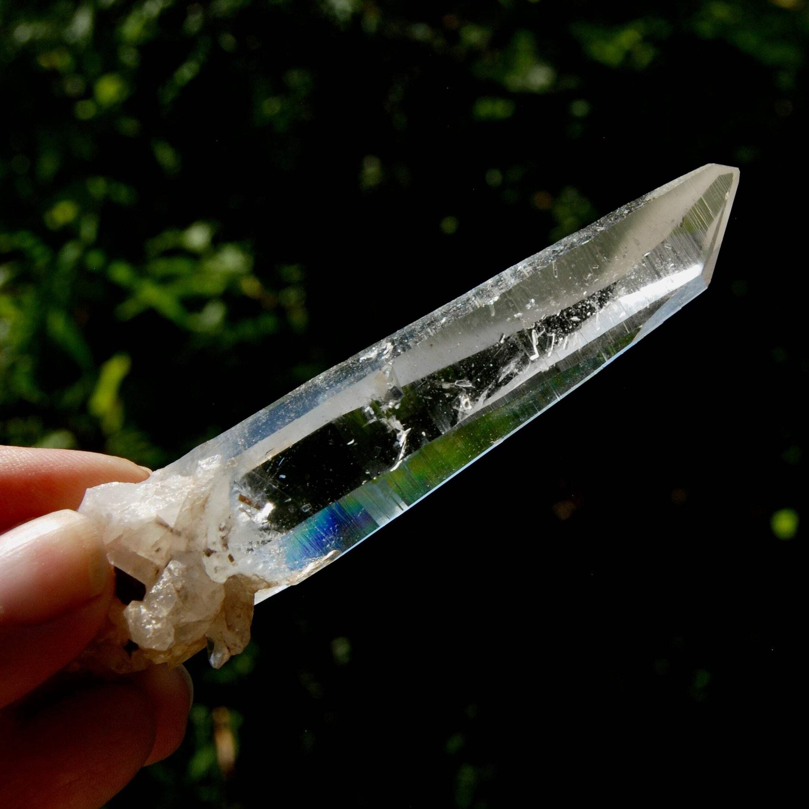4.5in 55g Lemurian Seed Quartz Crystal Laser, Colombia