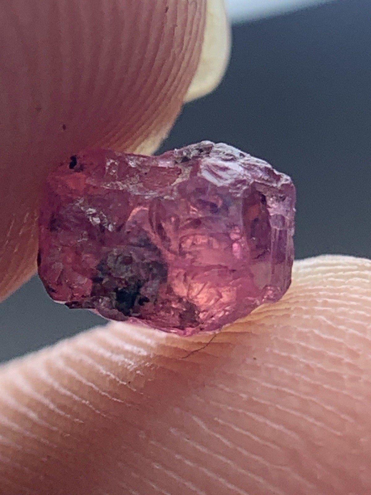 1.10 Crts Extremely Rare Stunning Facet Grade Pink & Blue Winza Sapphire @winza
