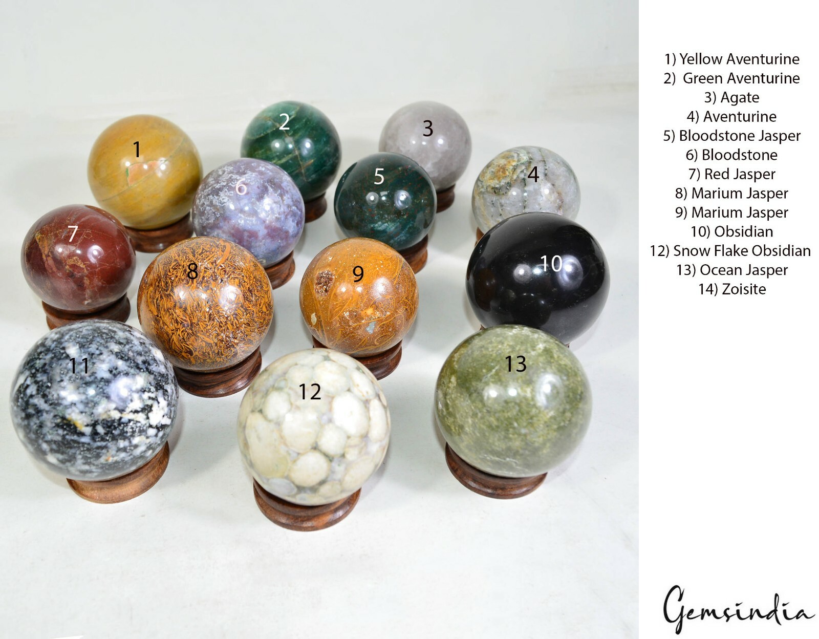 2.4 Kilo Natural Untreated Multi Gemstone Healing Crystal Sphere Ball With Stand