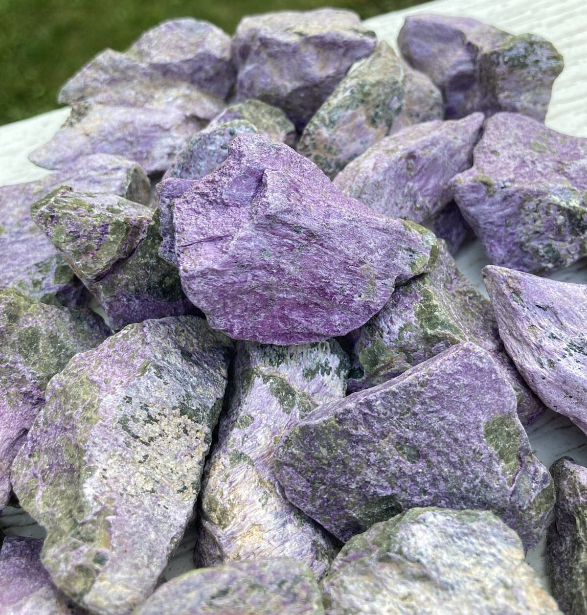 Natural STICHTITE & SERPENTINE Raw Healing Crystal Barberton South Africa 1.5-2″