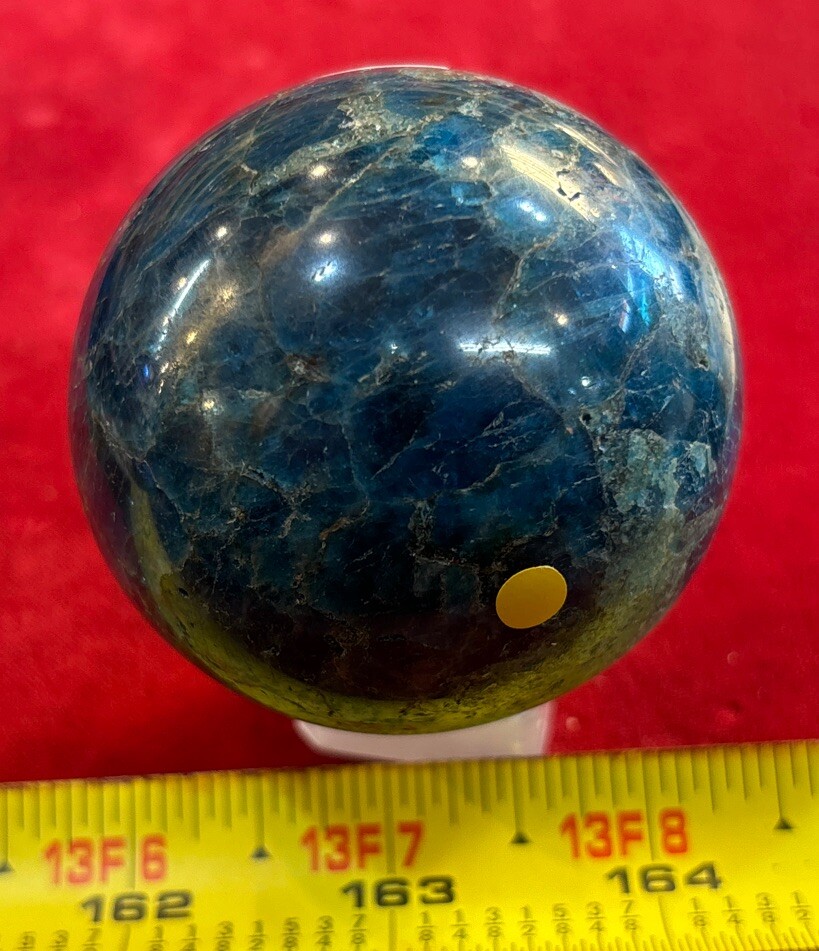 2 1/2” Blue Apatite Sphere 340 Grams