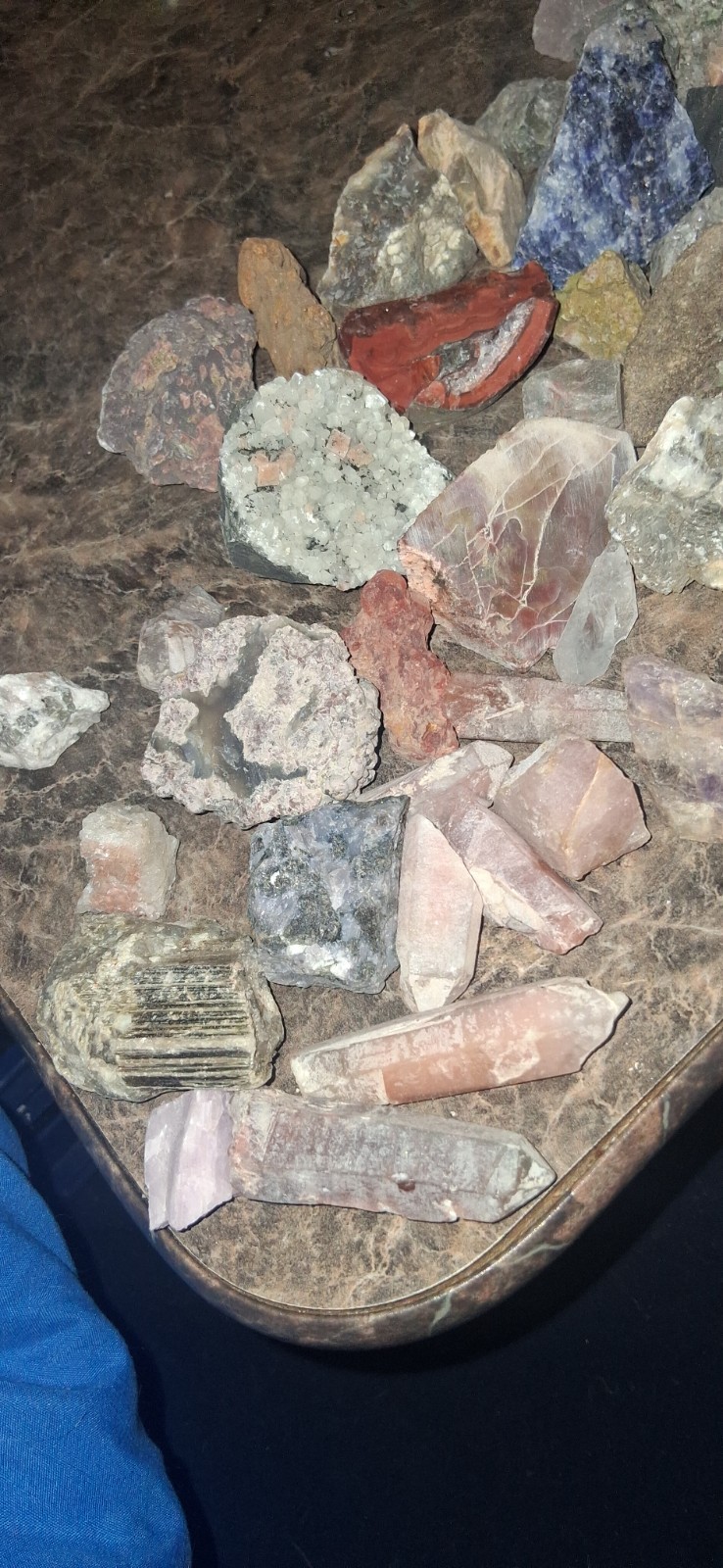 Mineral, rock, crystal Specimens Lot collection 15 lbs