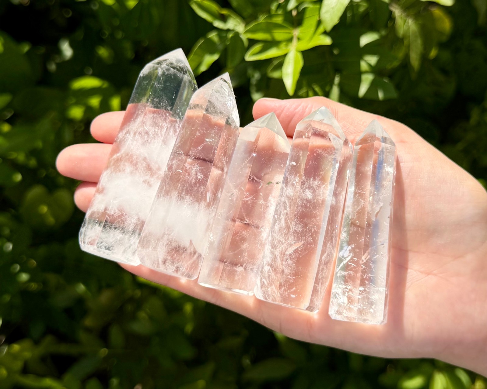 Clear Quartz Obelisk (6-Sided, ‘A’ Grade, Quartz Crystal Point, Crystal Tower)