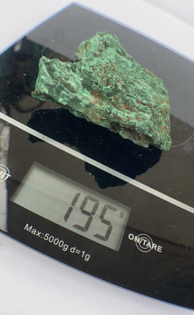 Botryoidal Malachite 195g From Shaba Copper Belt, Katanga (Shaba) Province,Congo