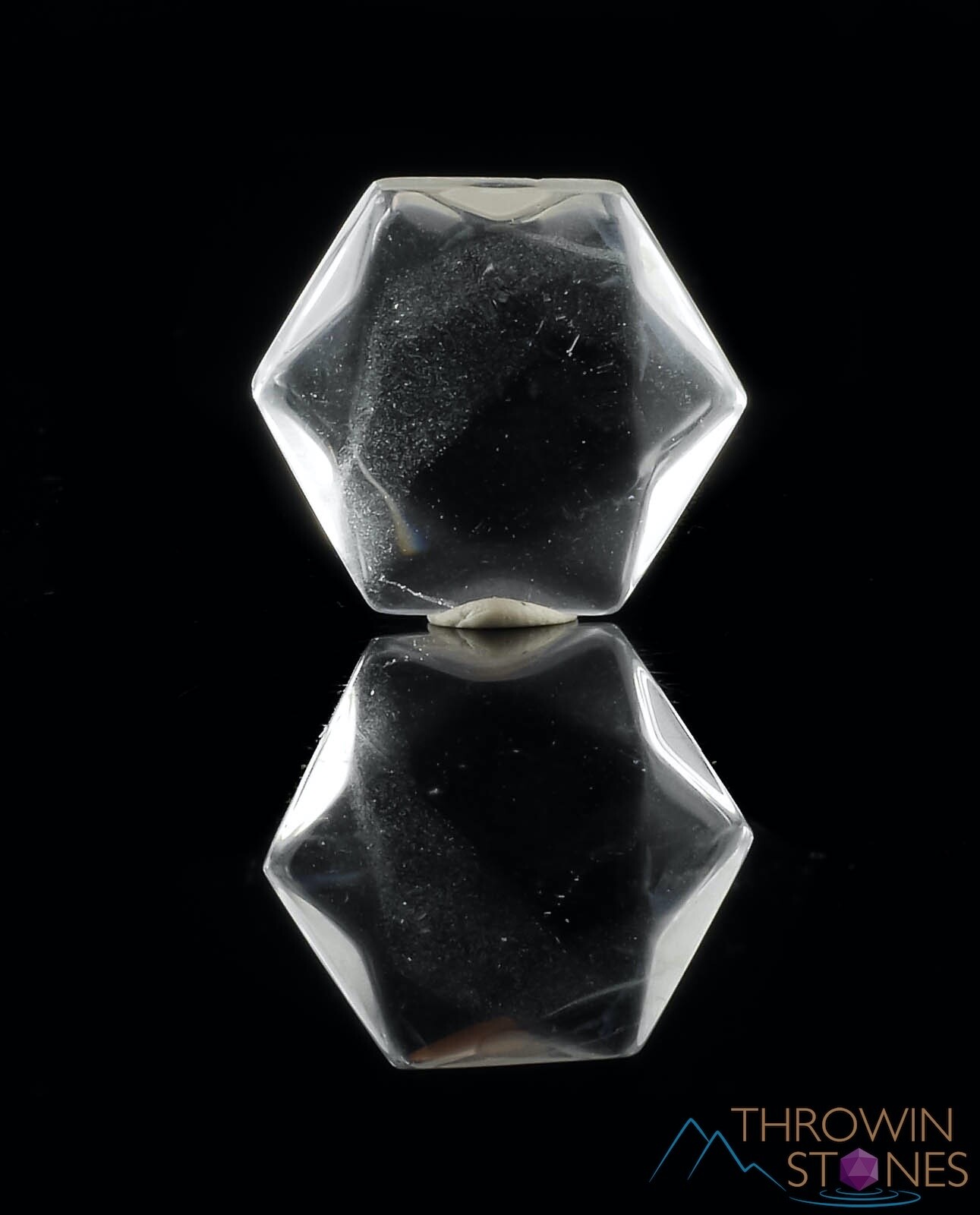 QUARTZ Crystal Prism Hexagon – Sacred Geometry Metaphysical Healing Stones E0127