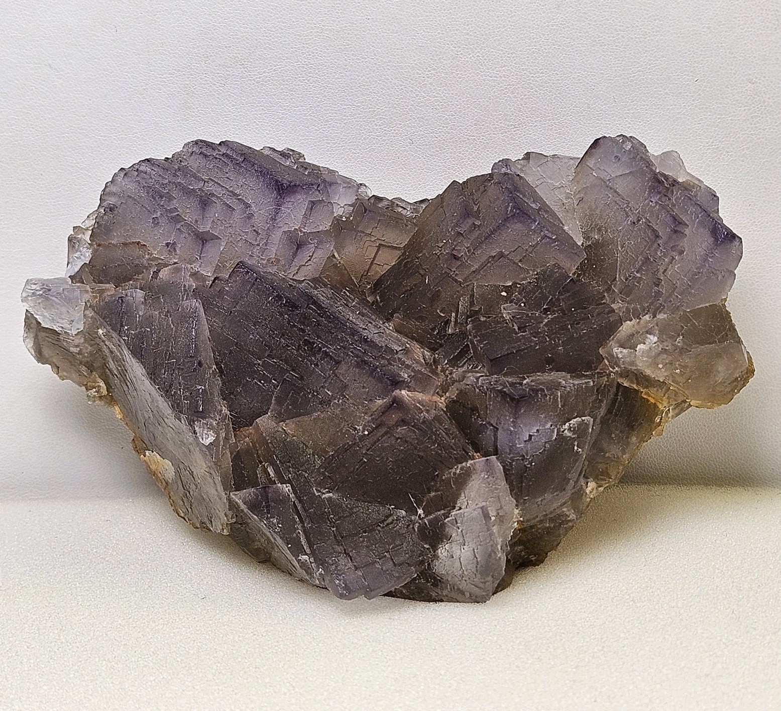 Huge Natural Purpleish Blue Cubic Fluorite Specimen 815G Phantoms U.S Seller