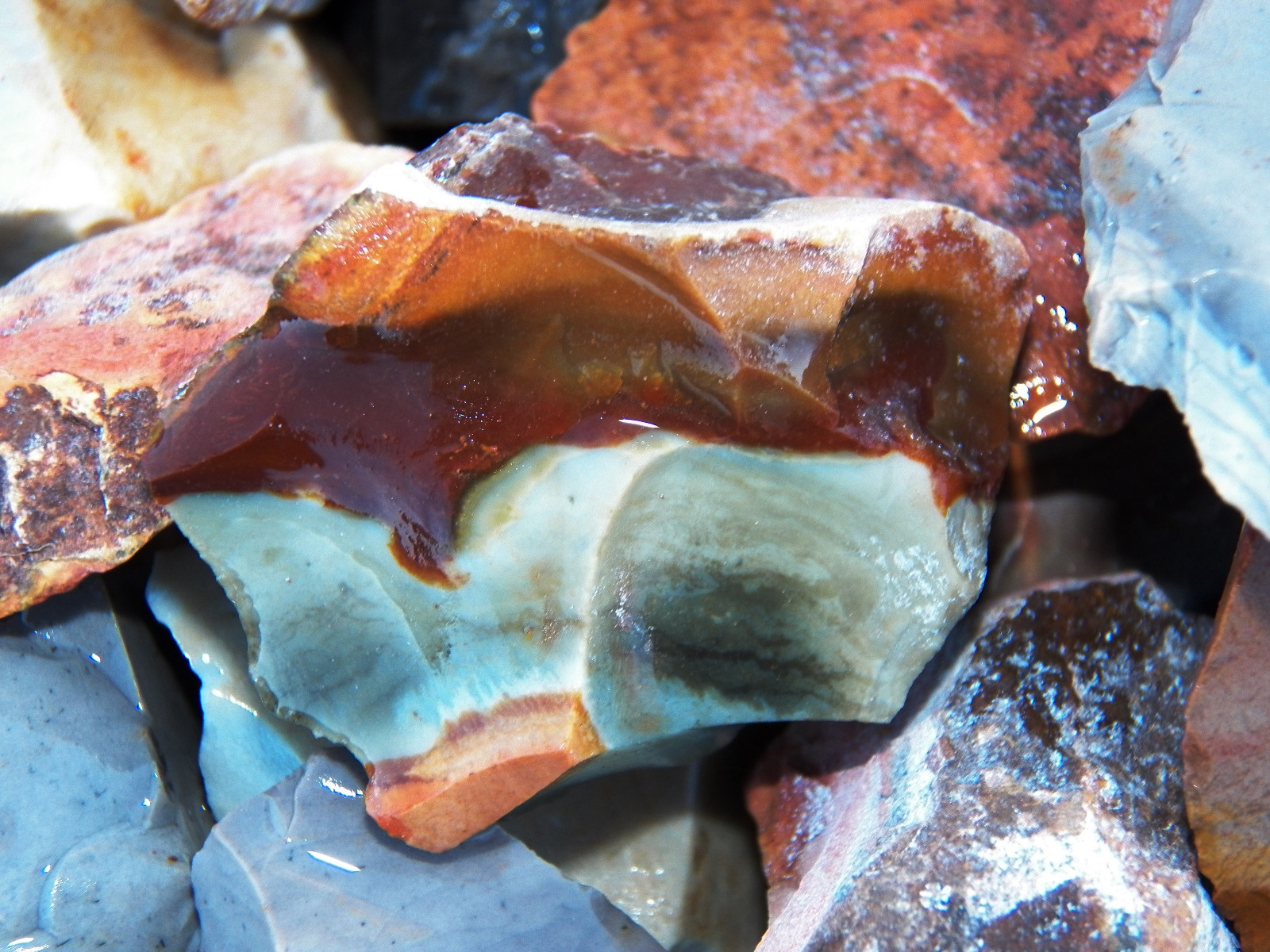 3000 Carat Lots of Desert Jasper Rough – Plus a FREE Faceted Gemstone