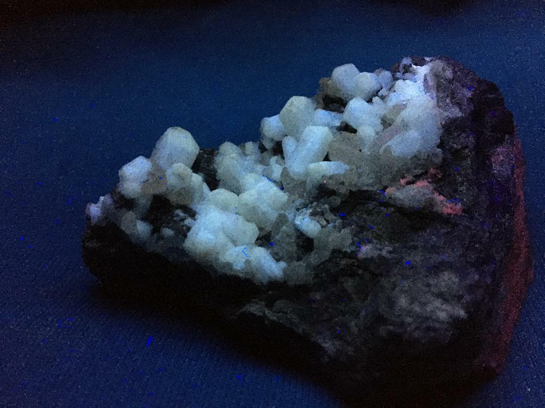 KB: BRIGHT SW FL. WHITE/CREAM TARNOWIZITE XLS. FROM TOUISSIT, MOROCCO