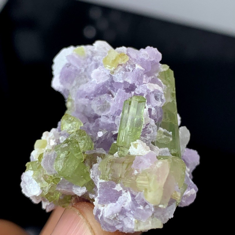 27 Grams Stunning Tourmaline on Lepidolite Matrix – Afghanistan