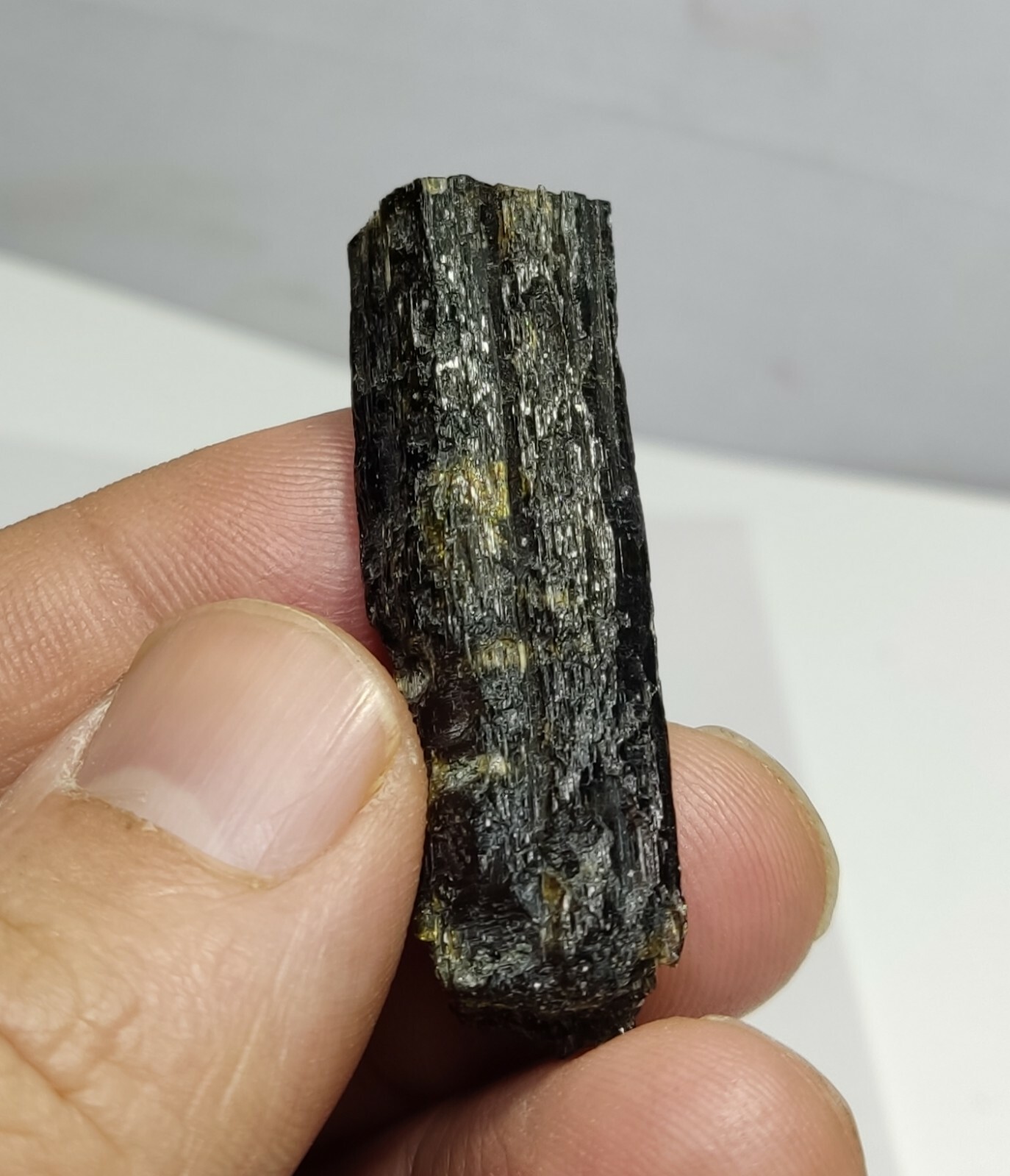 Natural etched epidote crystal 15 grams