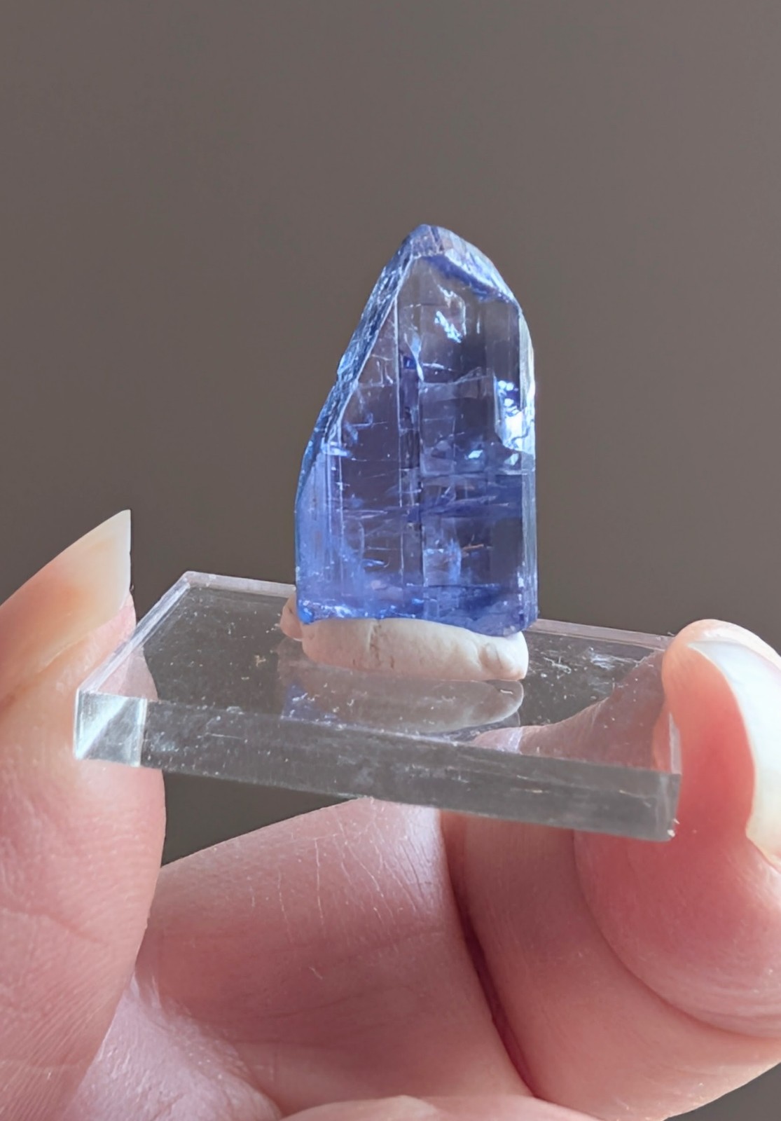 10.65 ct Natural Tanzanite Crystal – Blue/Violet Pleochroism – Merelani Tanzania