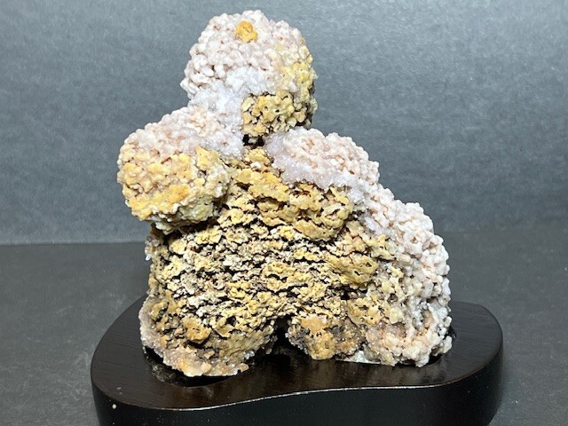 RARE BEAUTIFUL UNIQUE 3 7/16 ” DRUZY AMETHYST STALACTITE FORMATION, URUGUAY