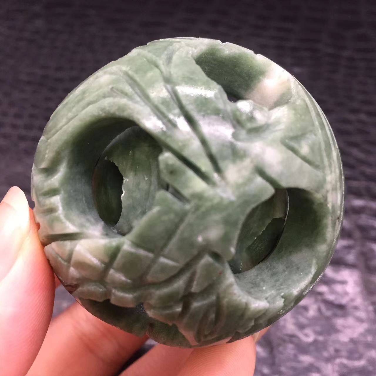 Natuaral XIU Jade Quartz Sphere Crystal Exquisite Ball Magic Healing Decorat 1Pc