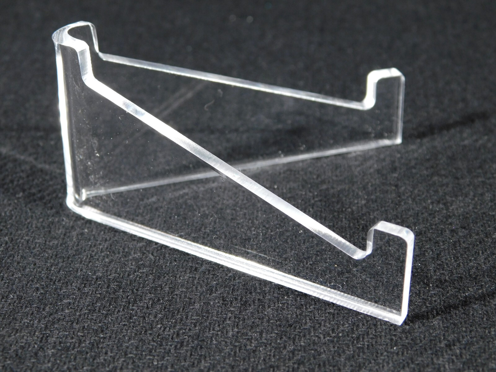 Easel Display Stand Small Size Clear Lucite Low Profile