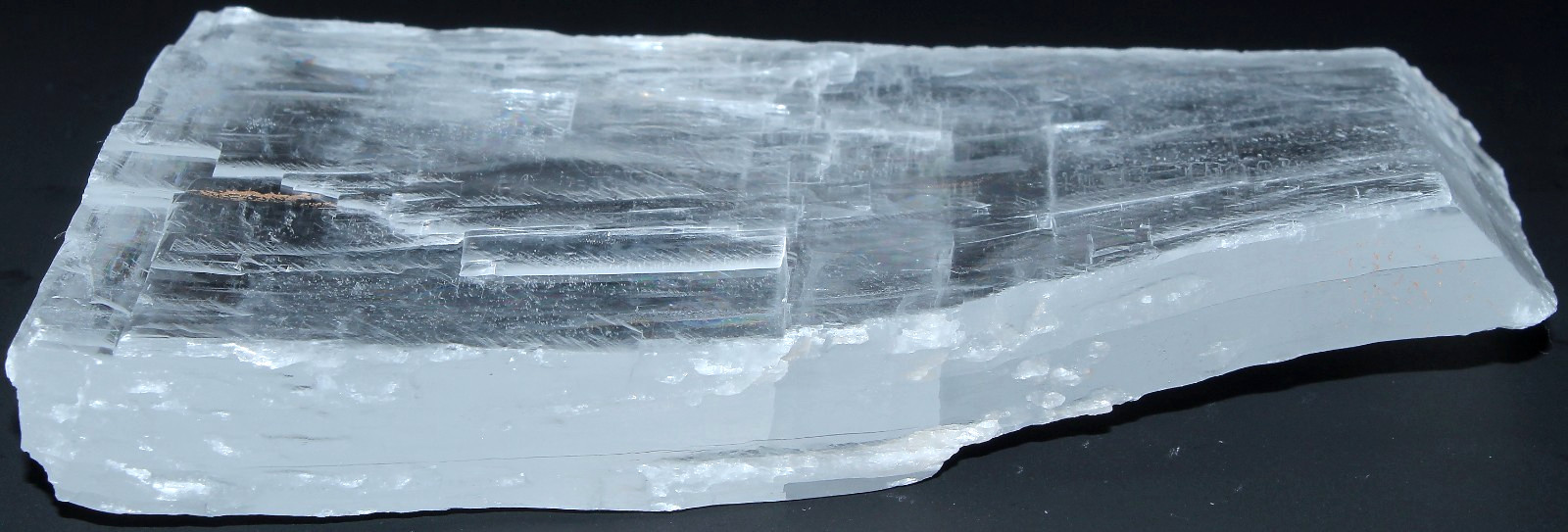 XL AAA Utah Ice Selenite Slab / 6.20″ (157.48mm) / 16.00 oz (453.59gr) / 3725