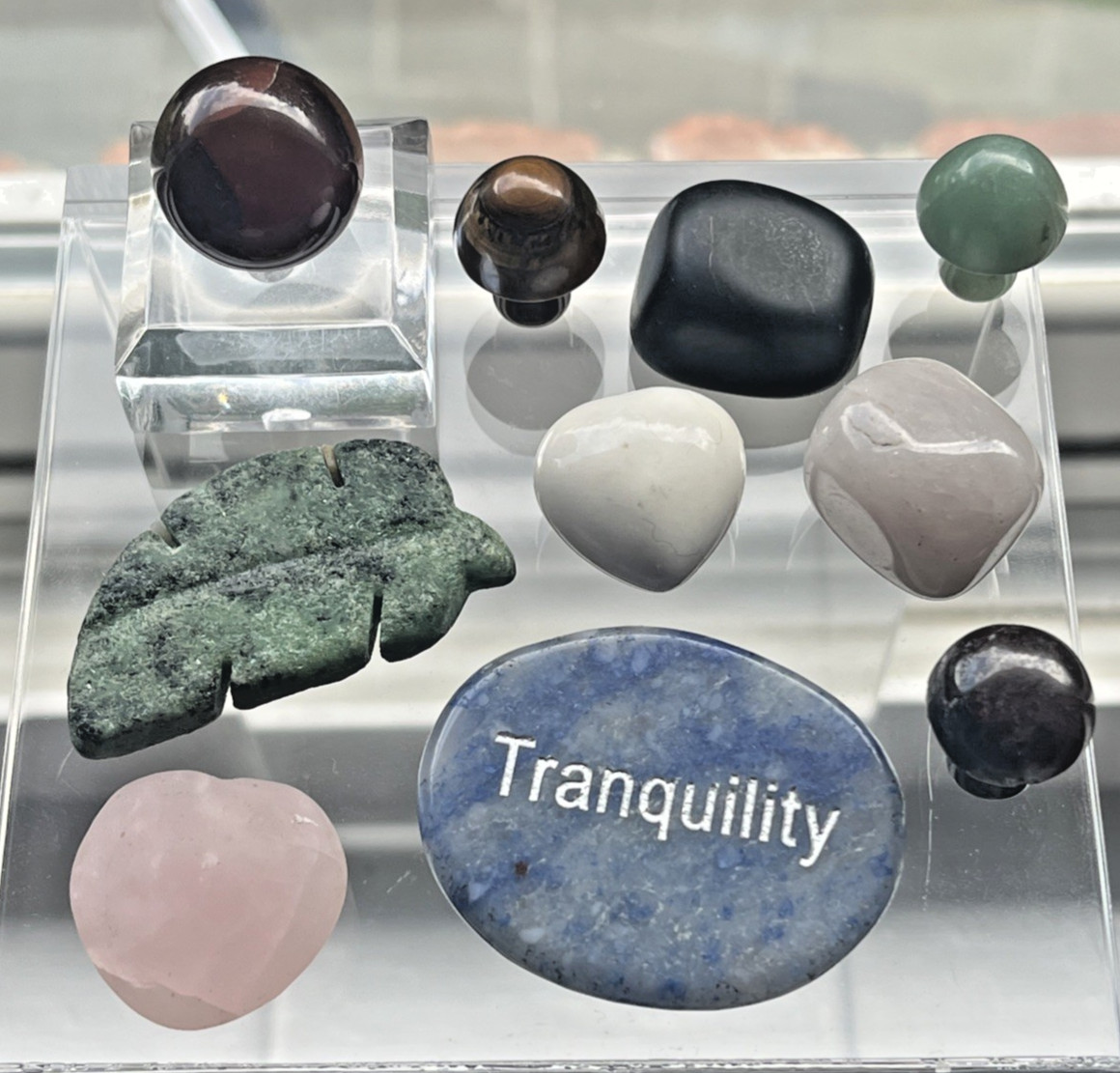 Tumbled and Carving Crystal Lot of 10 Unique Crystals!