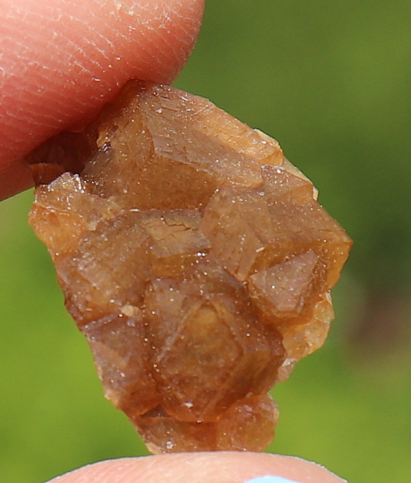 Andradite Garnet Gemmy Golden Brown From Dal’negorsk Russia 1.8 Cm’s