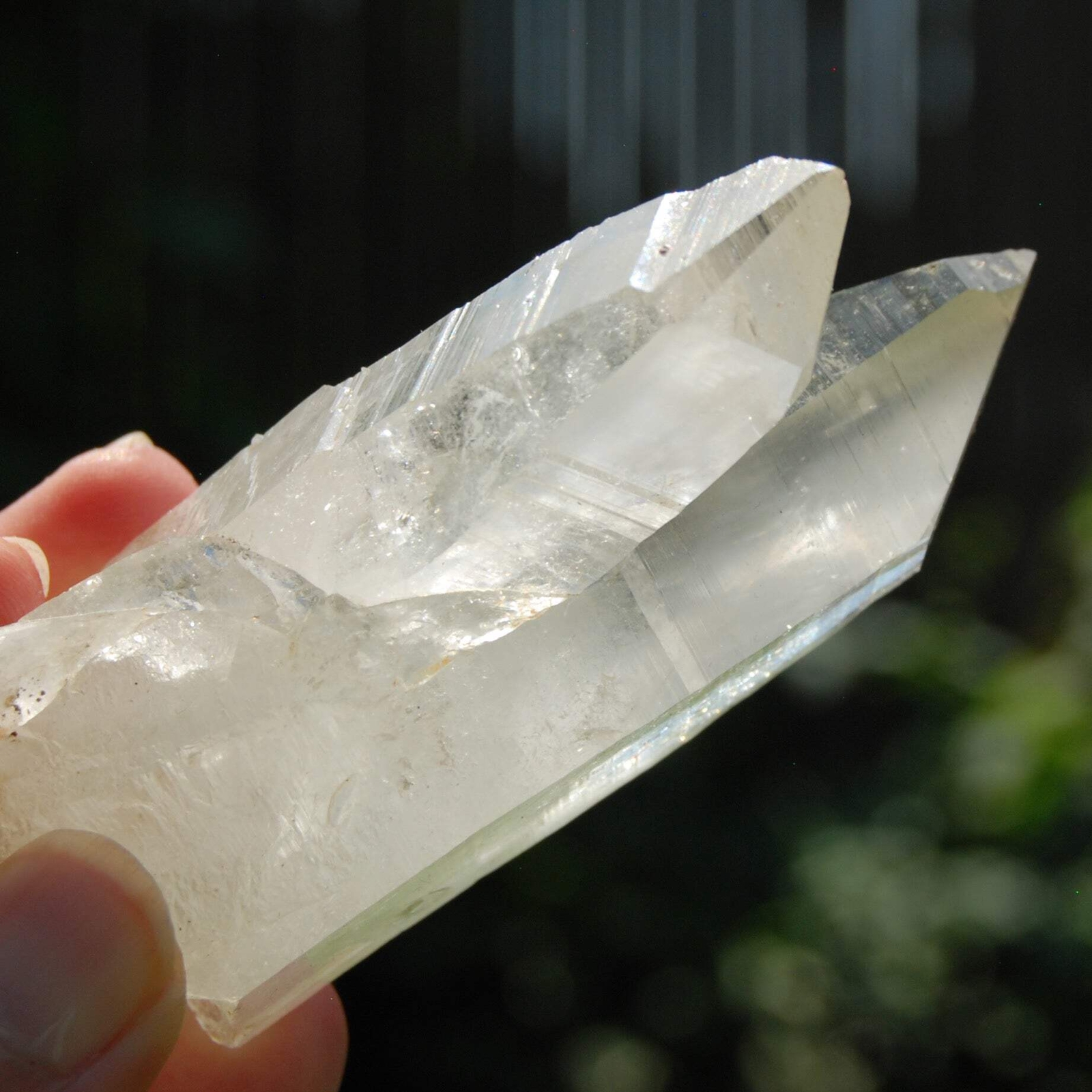4in 160g Tantric TWIN FLAME Soulmate Colombian Lemurian Seed Crystal Cluster, Se