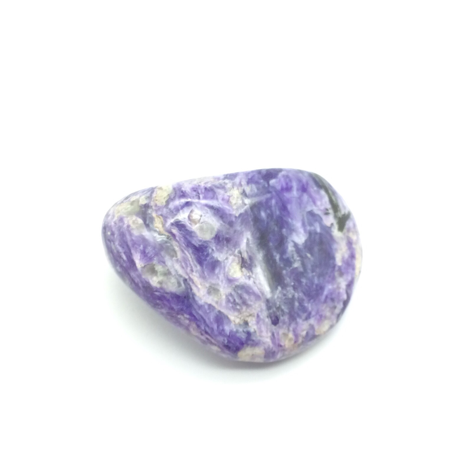 Charoite Pebble Purple Gem Stone Polished Siberian River Specimen Siberia #4