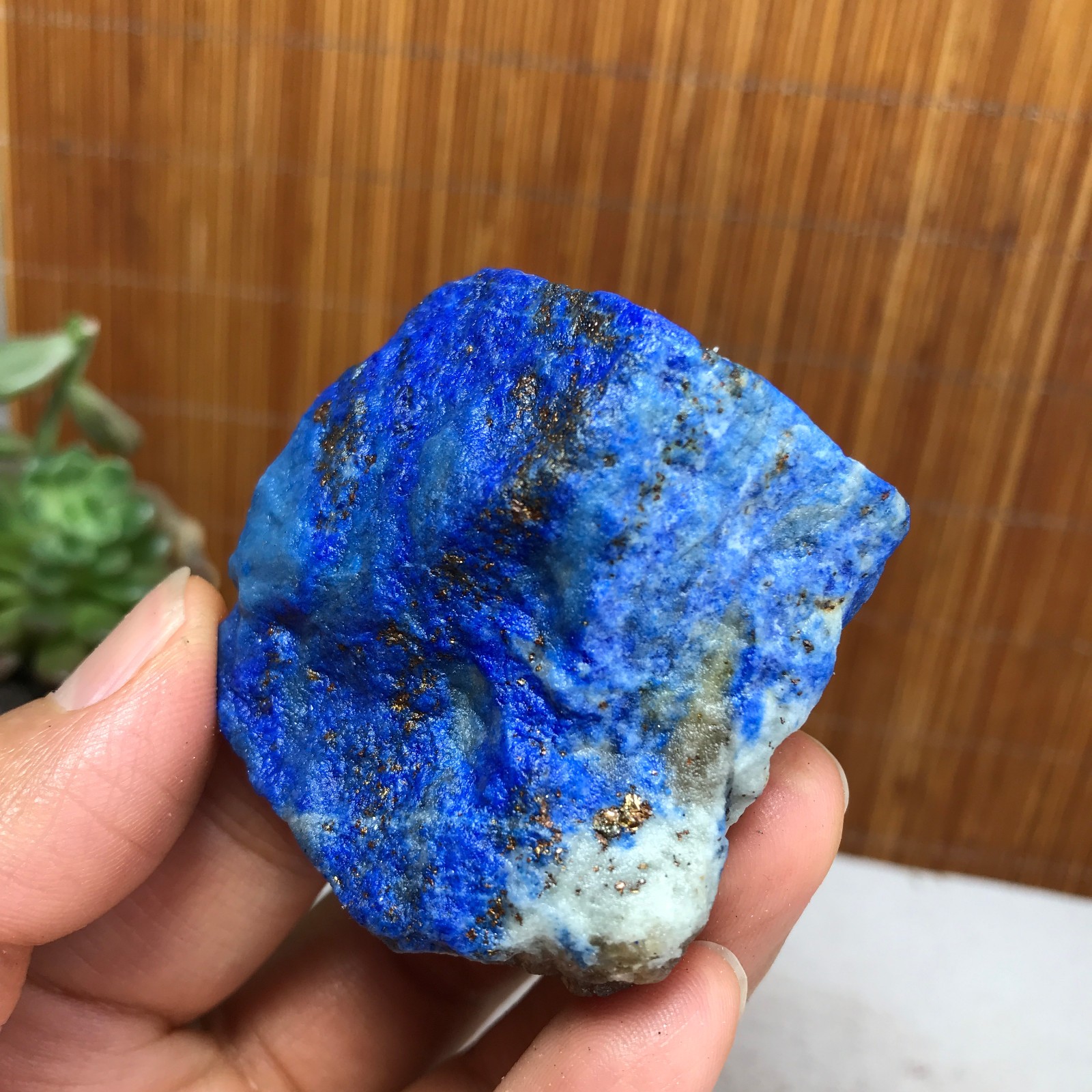 90g Natural lapis lazuli Crystal gemstone Rough Mineral Specimen healing A5475