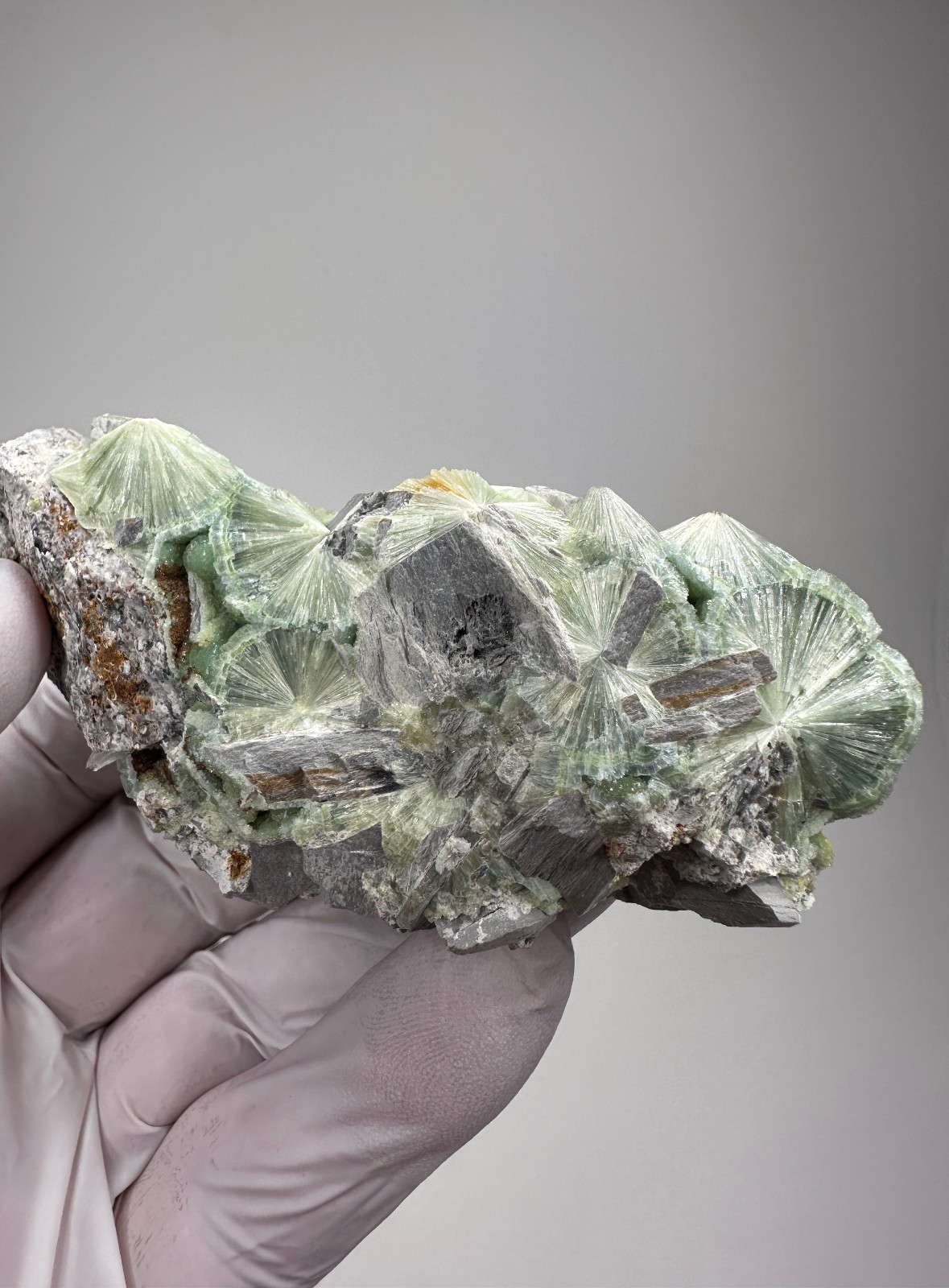 Beautiful Large RARE GREEN Wavellite Specimen from Arkansas
