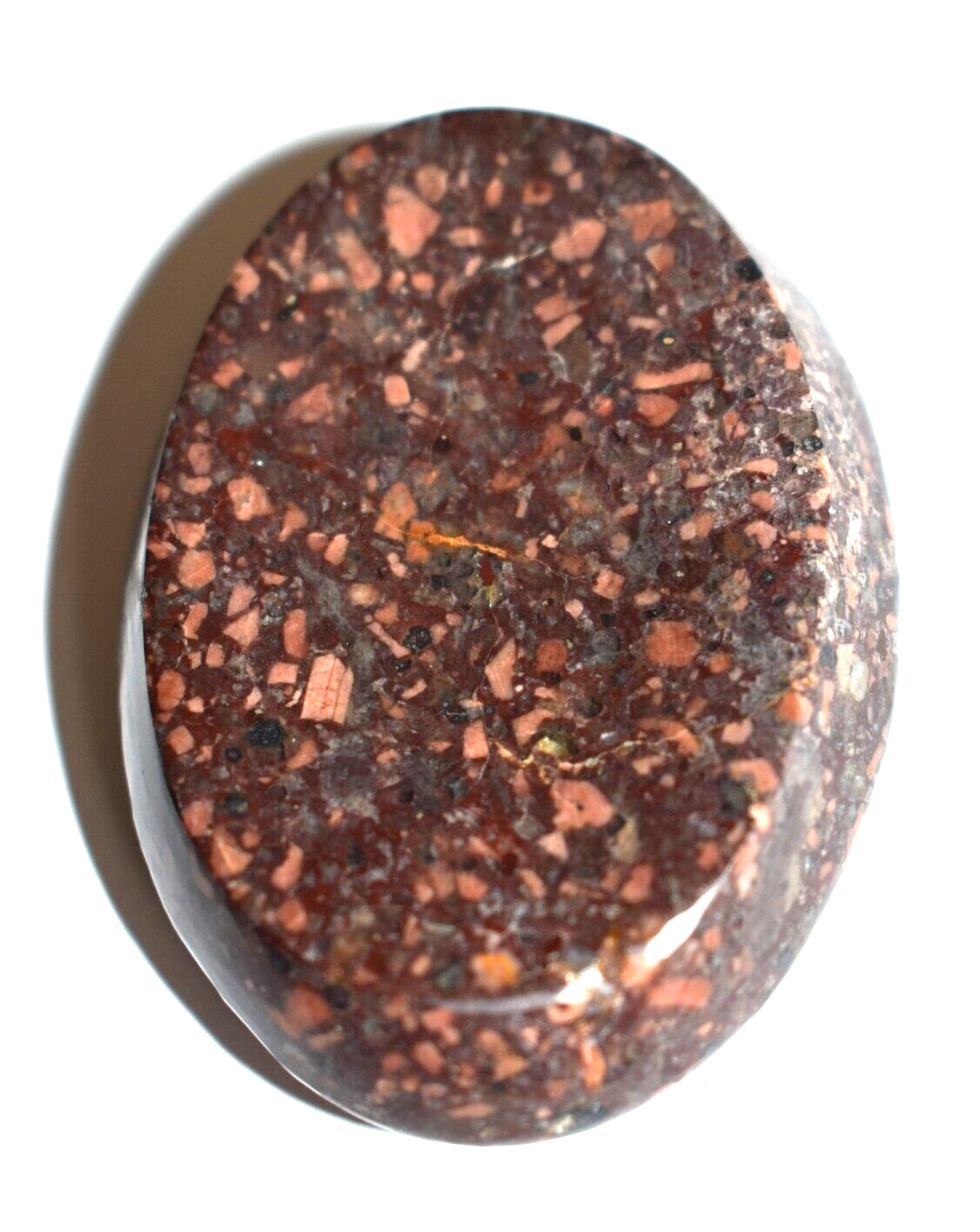 Rhyolite Volcanic Stone Pink Red Brown North Carolina Hand Carved and Polished